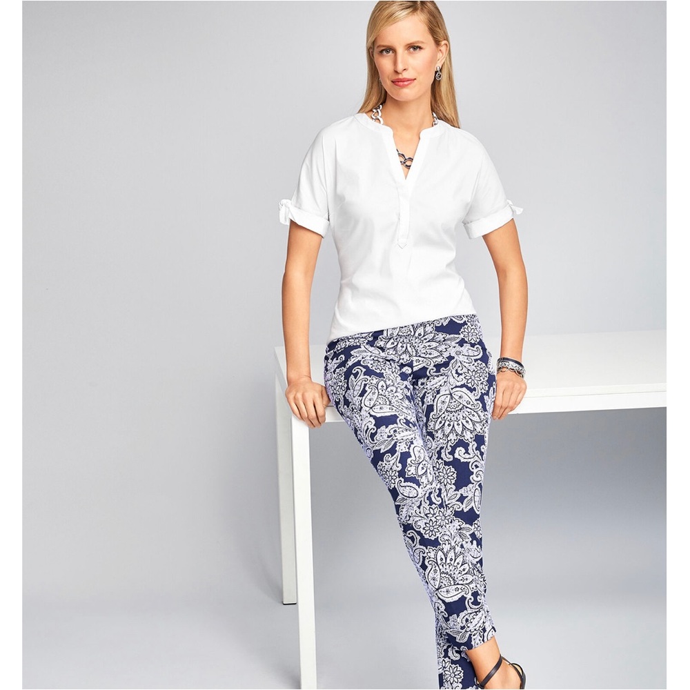 TIE-SLEEVE POPLIN SHIRT - NWT